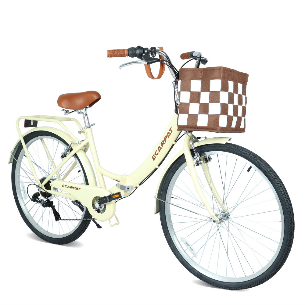 Commuting With Bike - A26285B 26인치 접이식 시티 자전거, 7단