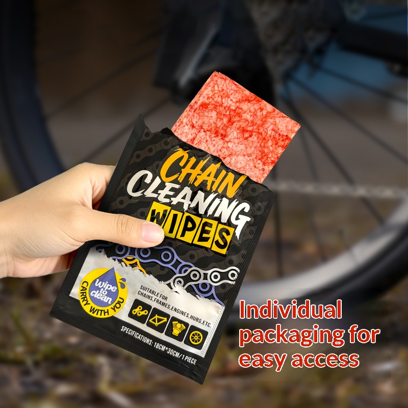 Grease Waterproof Bike - 자전거 체인 청소용 물티슈 재사용 가능